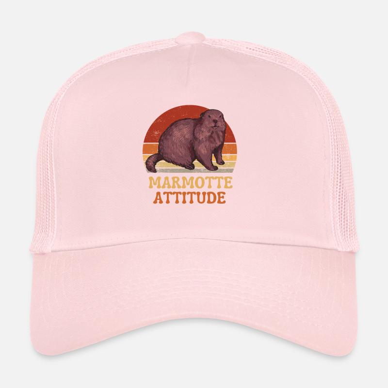 GROUNDHOG ATTITUDE Trucker Cap