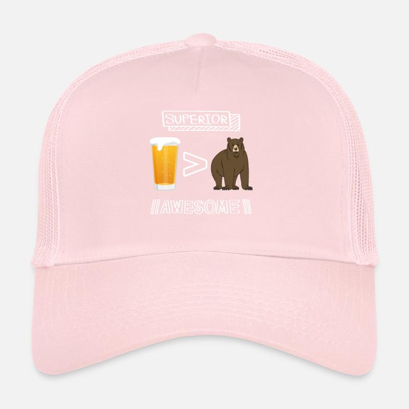 Bière supérieure a Ours Casquette trucker 