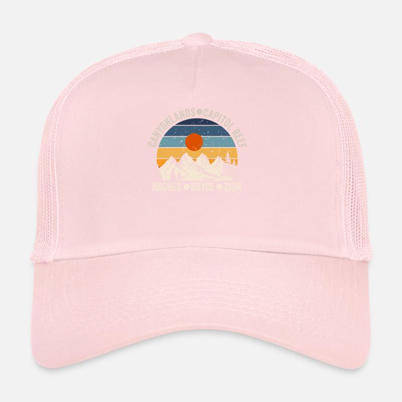Explorez les montagnes des parcs nationaux de l’Utah Casquette trucker 