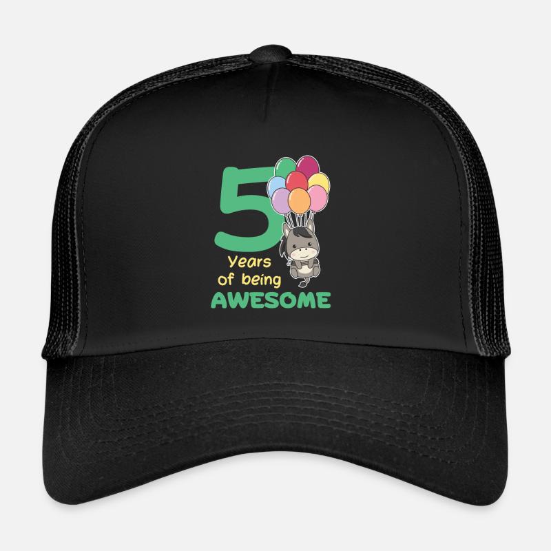 Âne pour les enfants de 5 ans de cinq ans Casquette trucker 