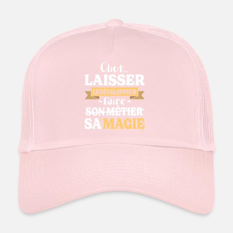 Developer Makes His Magic Humor Dev Trucker Cap