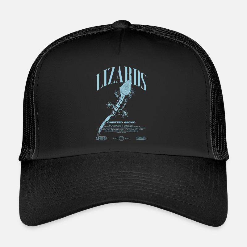 Crested Gecko Streetwear Lizard Keeper Trucker Cap