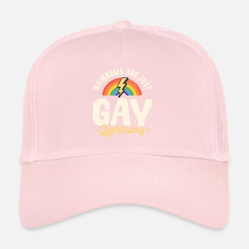 Les arcs-en-ciel ne sont que des éclairs gays Casquette trucker 