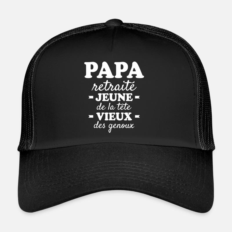 Humor Father's Day Retired Dad Trucker Cap