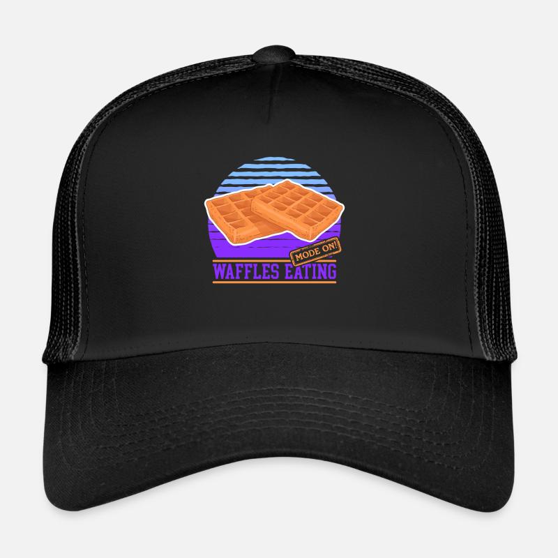 Waffles Waffle Lover Waffle Gift Trucker Cap