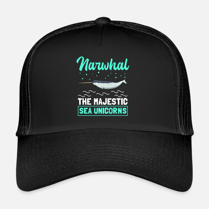 Narval baleine Narval baleines narval cadeau Casquette trucker 
