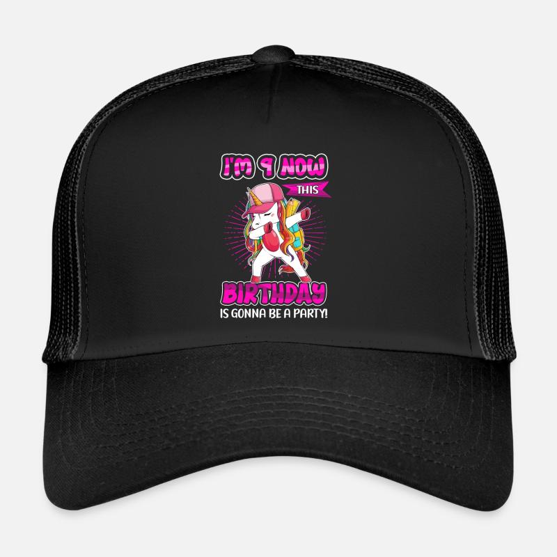 9e anniversaire 9 ans cadeau idée cadeau Casquette trucker 