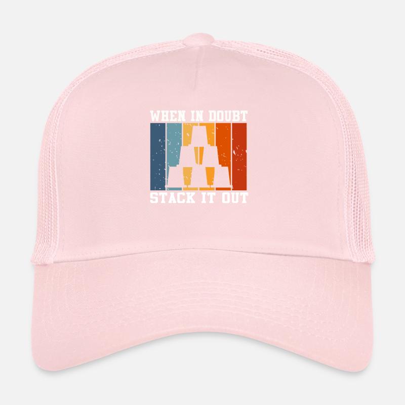 Sport Stacking Stacks Coupe de vitesse empilée Casquette trucker 