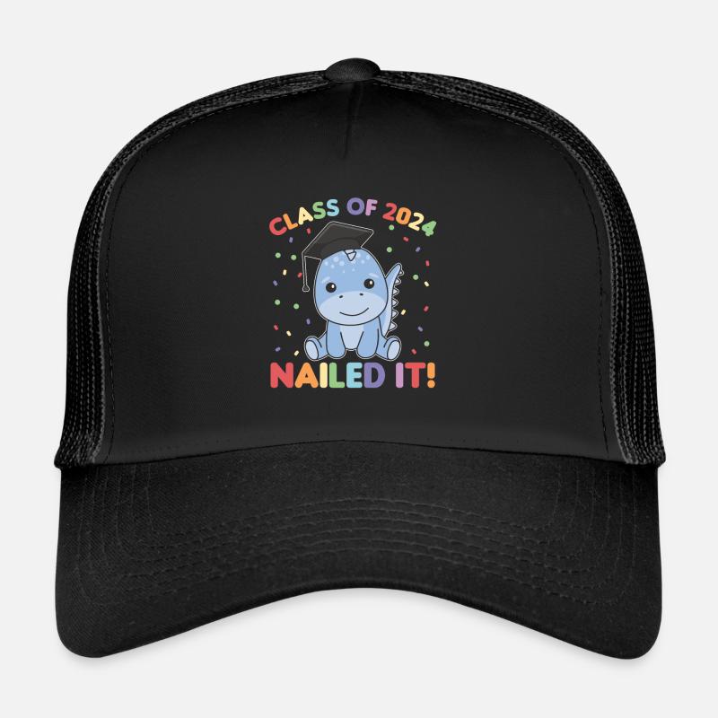 La classe d’enfants de 2024 a réussi Dino Casquette trucker 