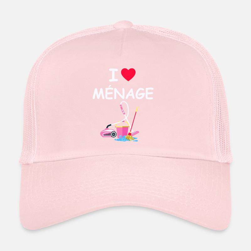 Humor Cleaning Up Trucker Cap