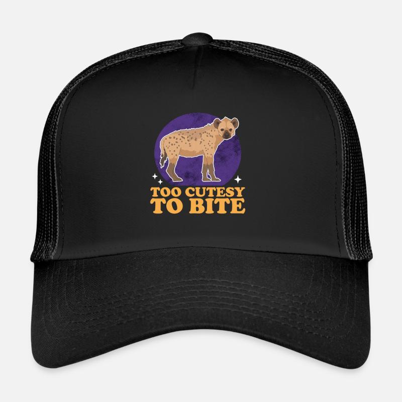 Hyène, hyène tachetée, cadeau de hyène Casquette trucker 