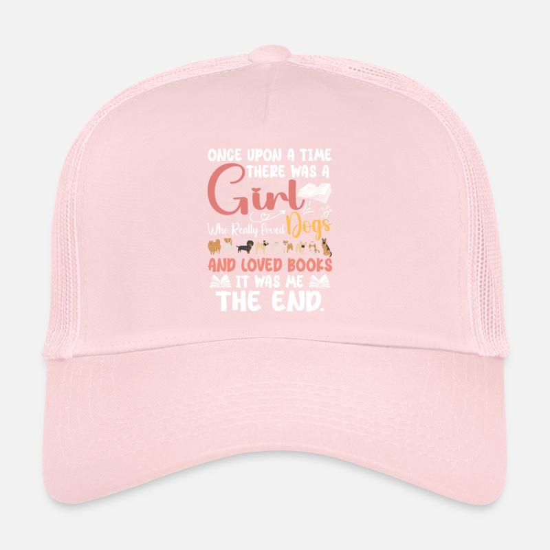 Ein Mädchen, das Hunde und Bücher liebte Trucker Cap