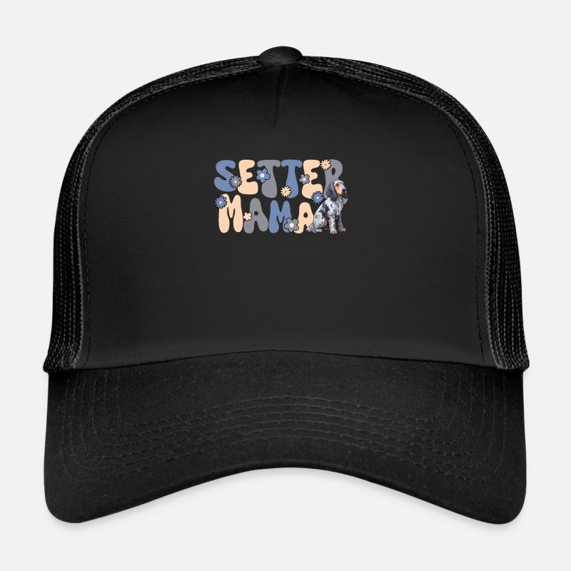 Setter bleu anglais Groovy Setter Mama Casquette trucker 