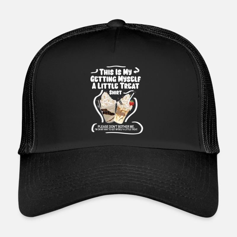 Dessert crémeux au sundae Ne me dérangez pas Casquette trucker 