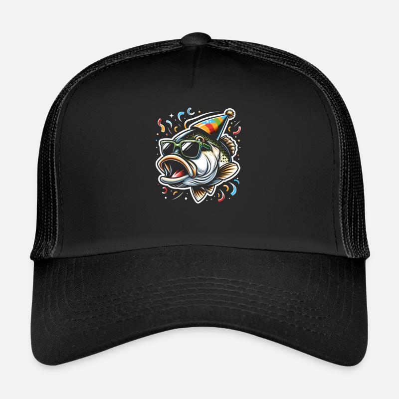 Bass Fish Trucker Cap