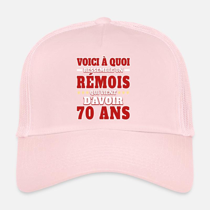 Supporter De Reims Anniversaire 70 Ans Casquette trucker 