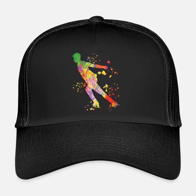 Eiskunstläufer Schlittschuhlaufen Eiskunstlauf Trucker Cap