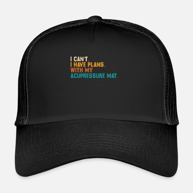Acupressure Mat Plans Funny Trucker Cap