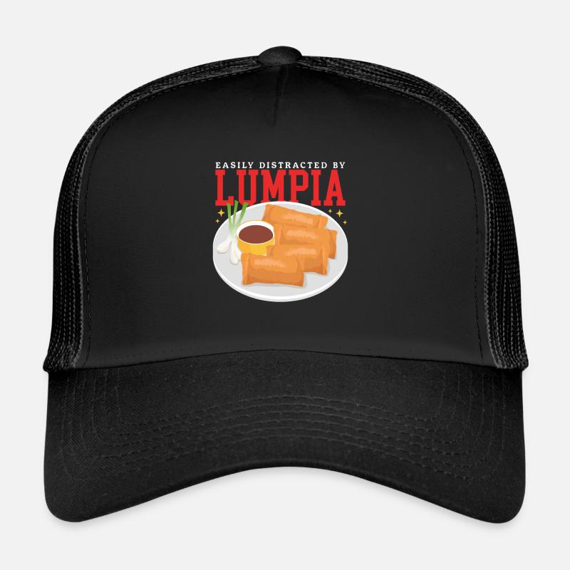 Lumpia Spring Rolls Loempia Gift Trucker Cap