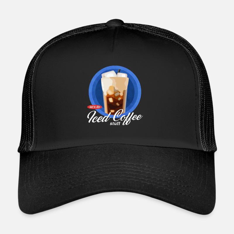 Eiskaffee Iced Coffee Kaffee Liebhaber Geschenk Trucker Cap