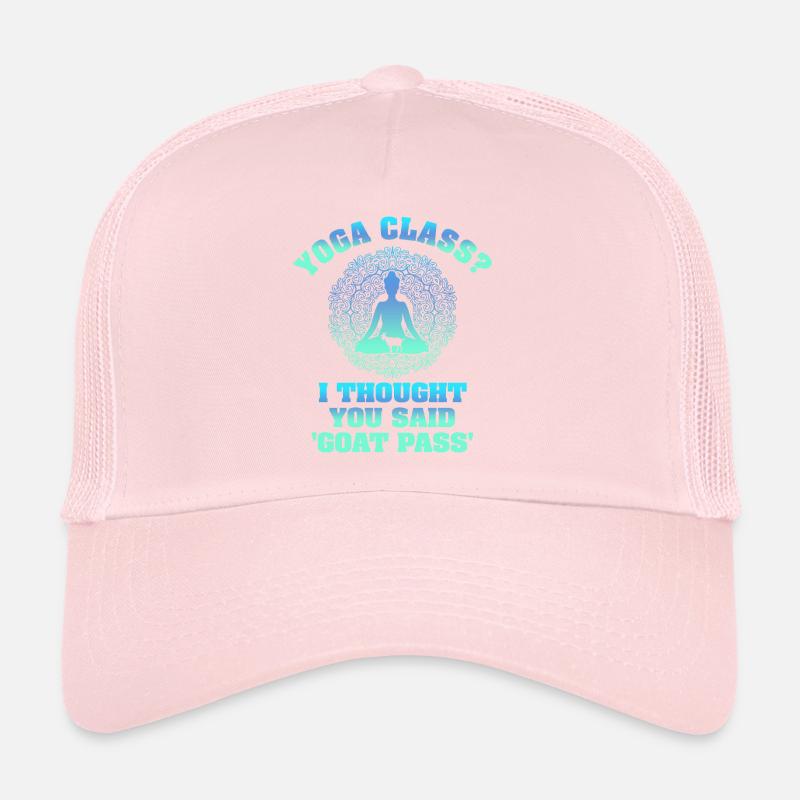 Yoga Class Or Goat Pass Trucker Cap
