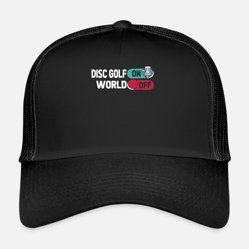 Frisbee Golf Disc Golf Disc Golf On World Off Trucker Cap