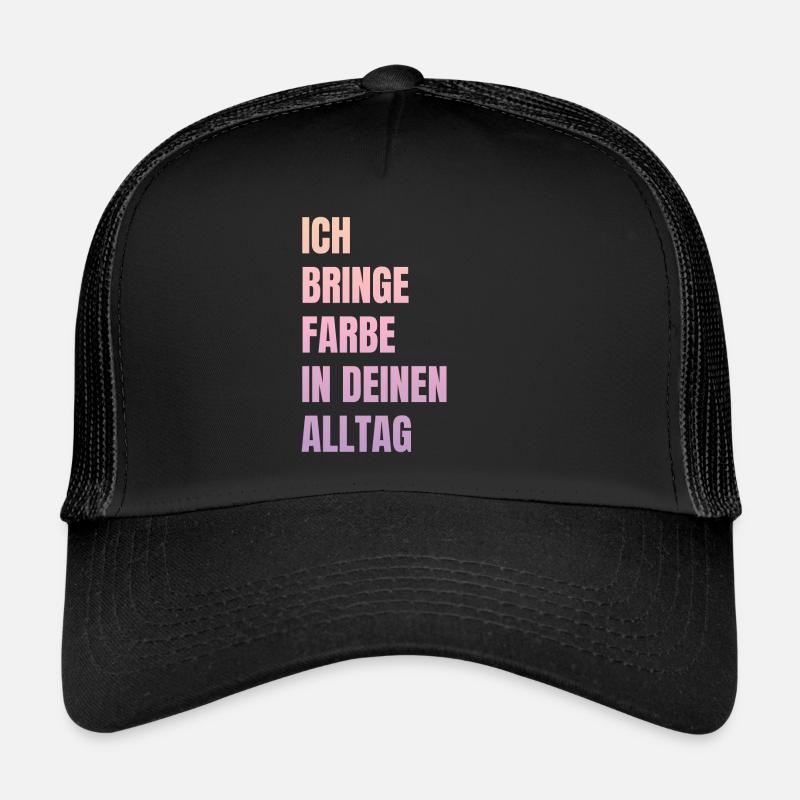 Ich Bringe Farbe Maler Papa Lackierer Trucker Cap