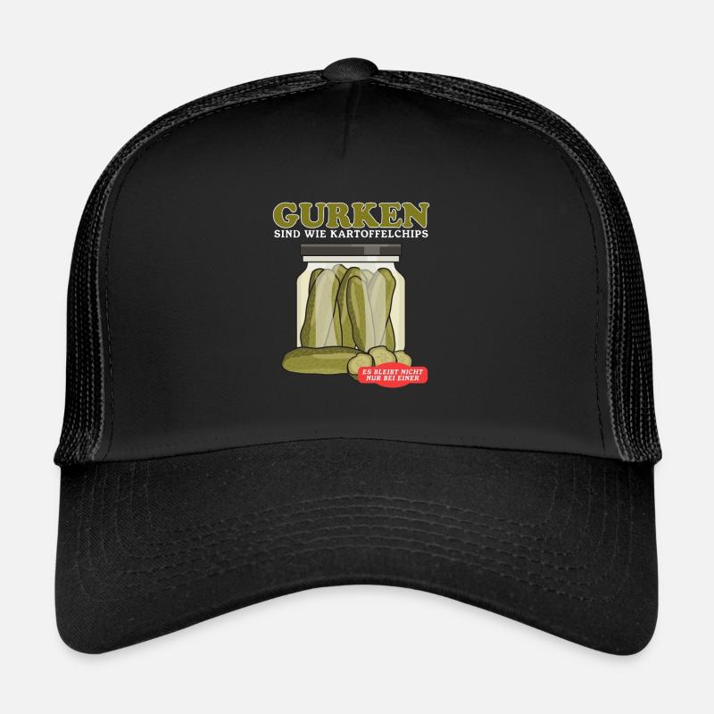 Gurken Gewürzgurke Pickle Kukumer Gurke Geschenk Trucker Cap