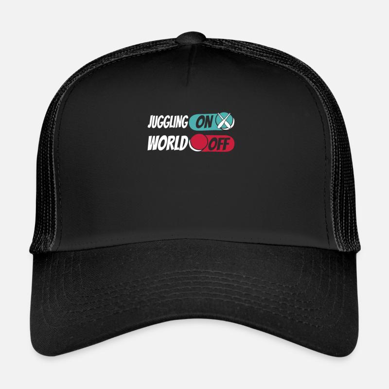 Jonglieren Jongleur Juggling On World Off Trucker Cap