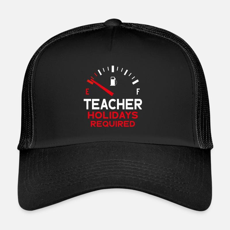 DRÔLE DE VACANCES DE PROFESSEUR ENSEIGNANT REQUIS ENSEIGNANT Casquette trucker 