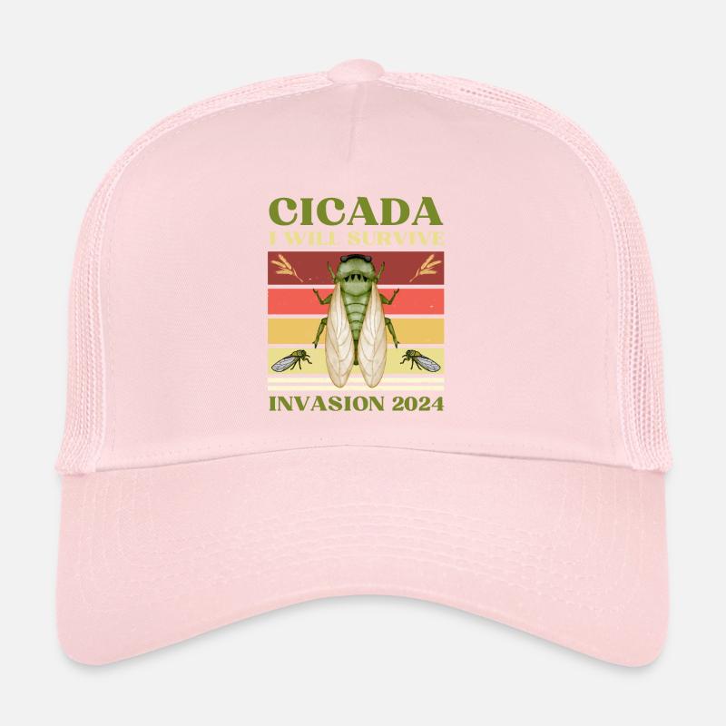 SHIRT I WILL SURVIVE CICADA INVASION 2024 Trucker Cap