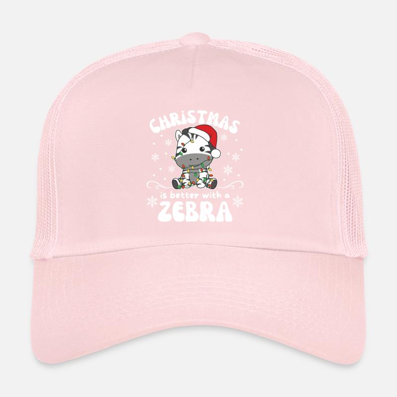 Christmas is better with a zebra Trucker Cap
