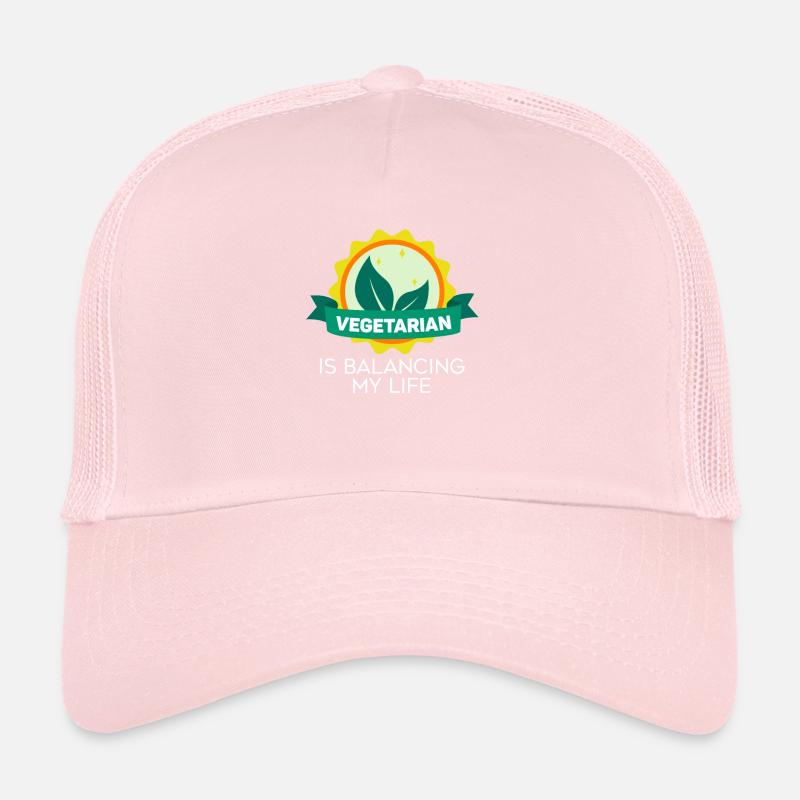 Végétarien Équilibrer ma vie Casquette trucker 
