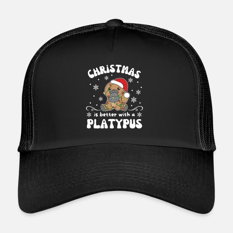 Weihnachten ist besser mit einem Schnabeltier Trucker Cap