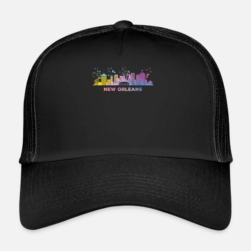 Skyline Von New Orleans New Orleaner Trucker Cap