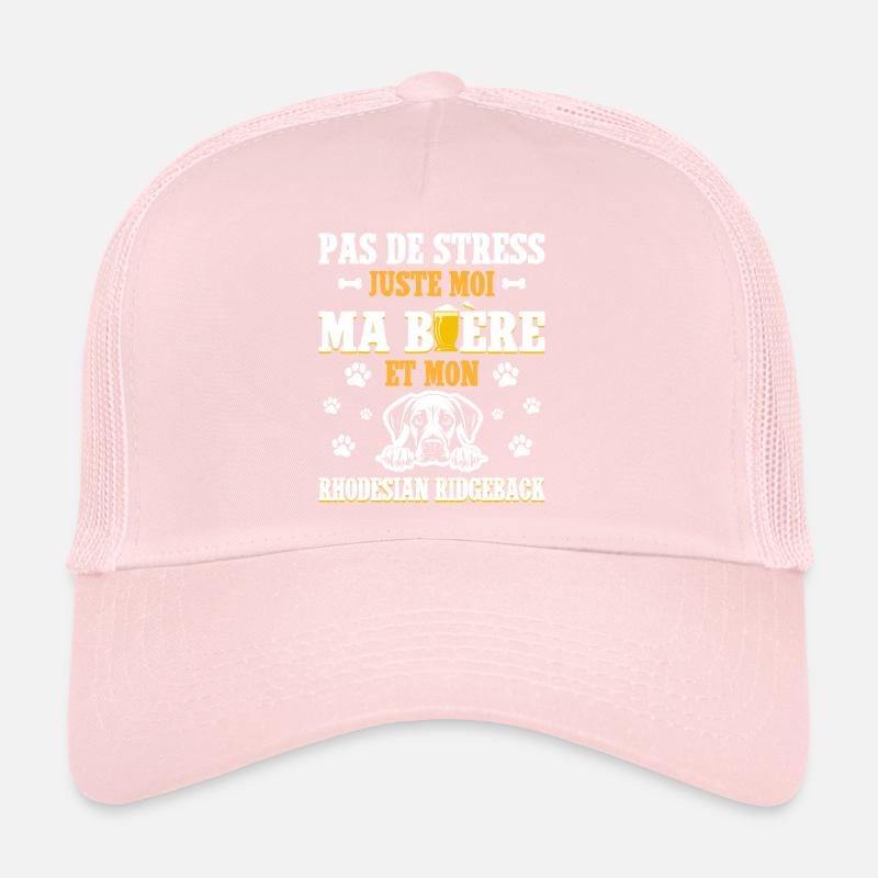 Bière Papa Chien Rhodesian Ridgeback Casquette trucker 