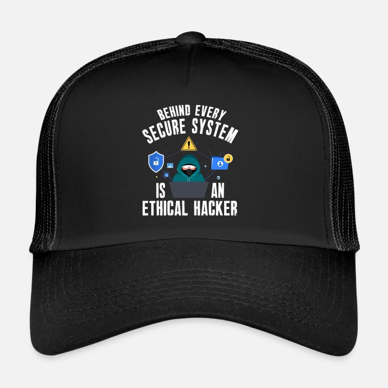 Expertise en cybersécurité des hackers éthiques Casquette trucker 