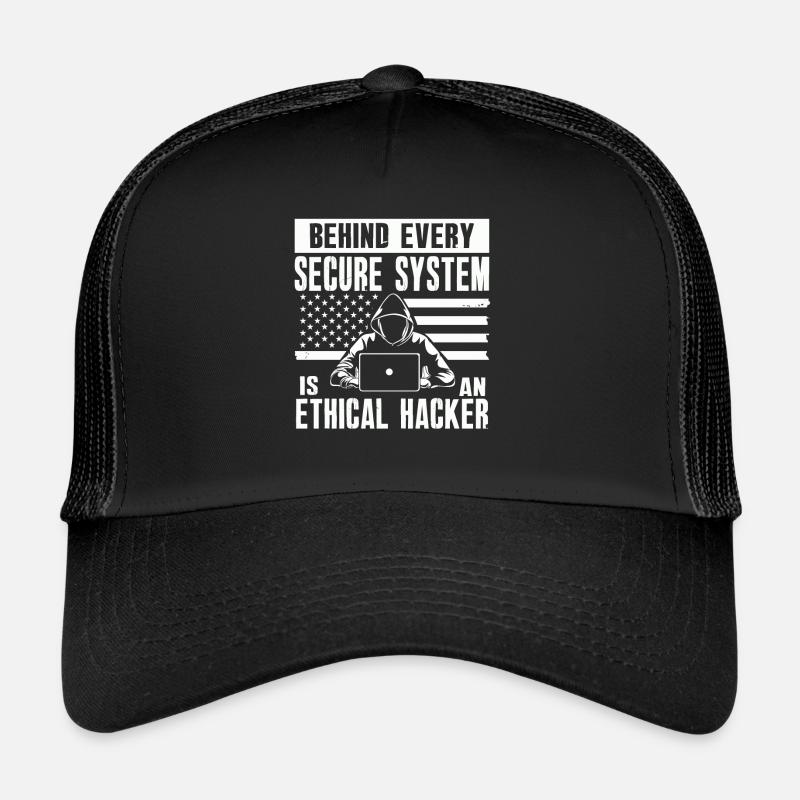 Expertise en cybersécurité des hackers éthiques Casquette trucker 