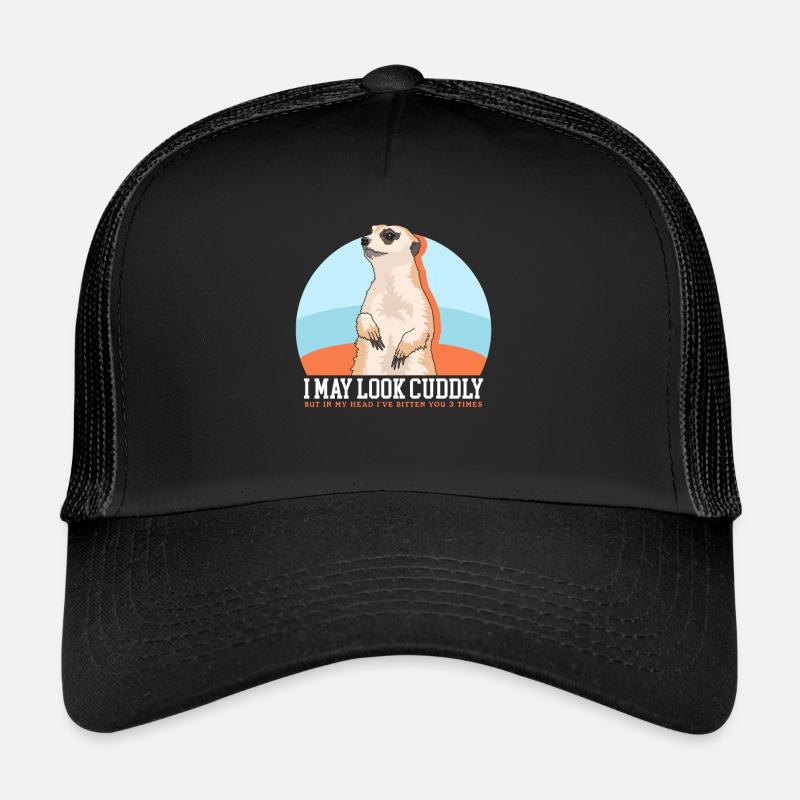 Suricate Cadeaux amusants de suricate Casquette trucker 
