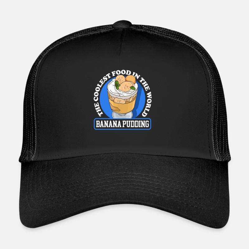 Pudding à la banane Cadeau de pudding à la banane Casquette trucker 