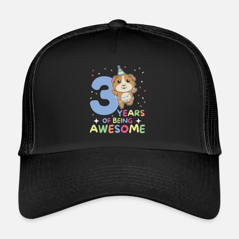 Cochon d’Inde pour les enfants de 3 ans Casquette trucker 