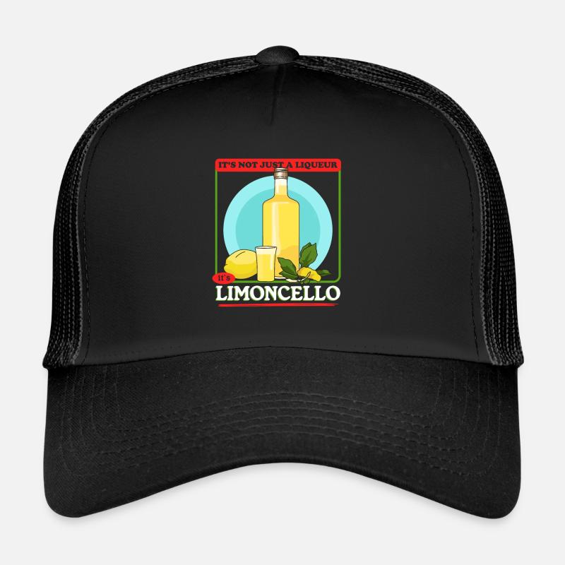 Limoncello Lemon Liqueur Limoncellos Gift Trucker Cap