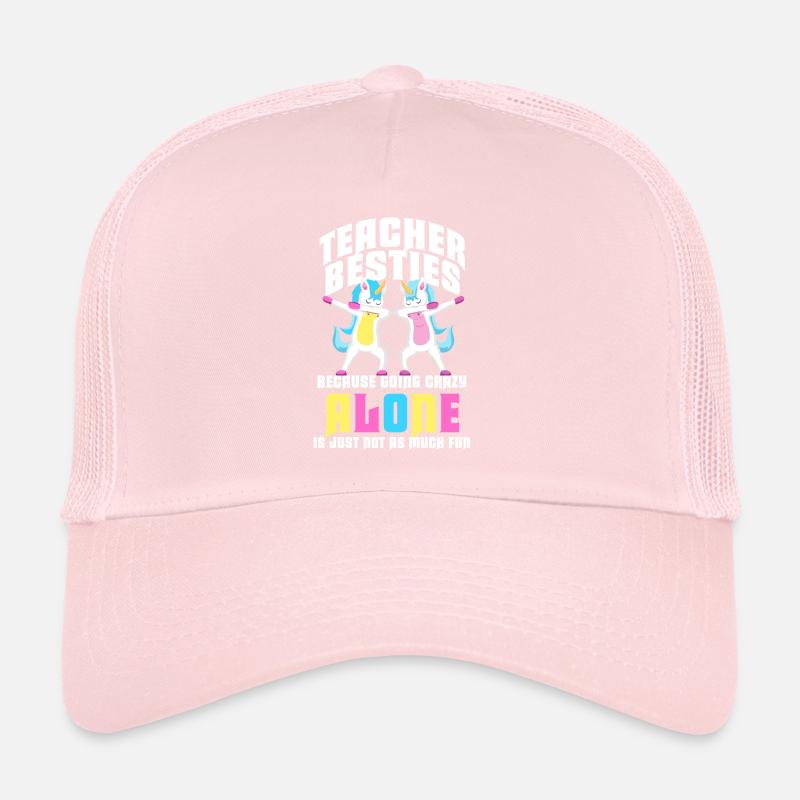 Lehrer Besties, weil sie verrückt werden Trucker Cap