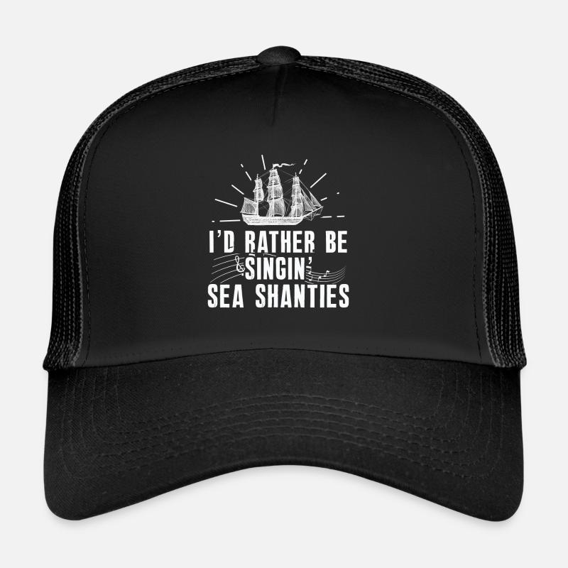 Sailor Meme Pirate Ship Ocean Sailing Trucker Cap