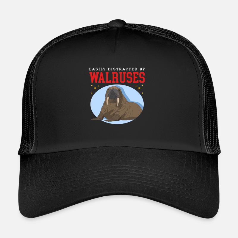 Walross Walroß Walrus Walrosse Geschenk Trucker Cap