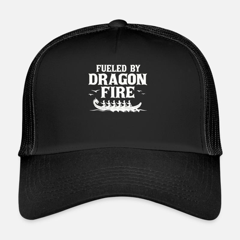 Alimenté par Dragon Fire Dragon Boat Casquette trucker 