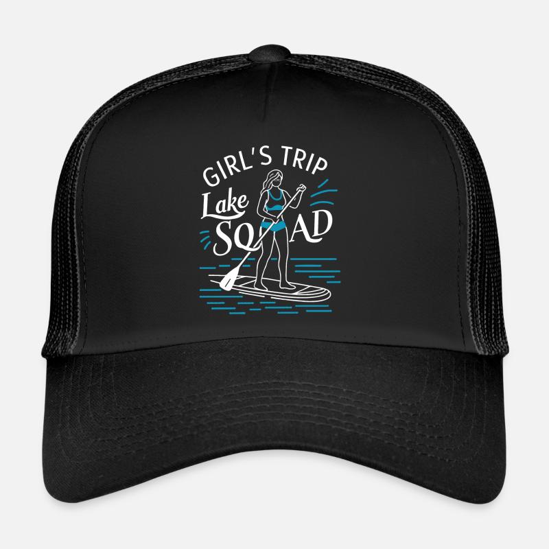 Paddle Filles Amies Vacances Lac Femmes Casquette trucker 