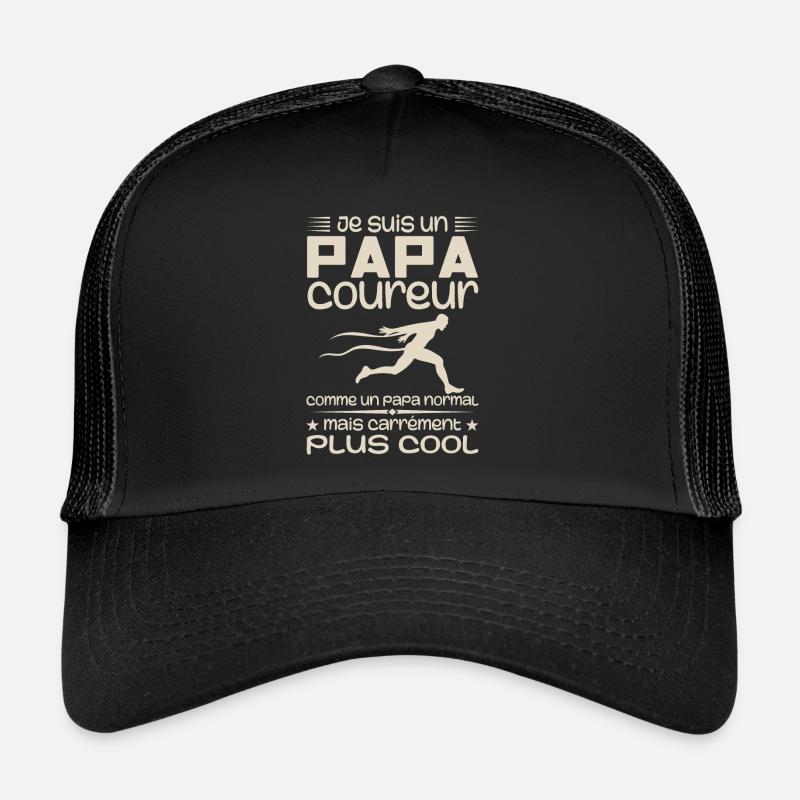 Je Suis Un Papa Coureur Marathon Casquette trucker 