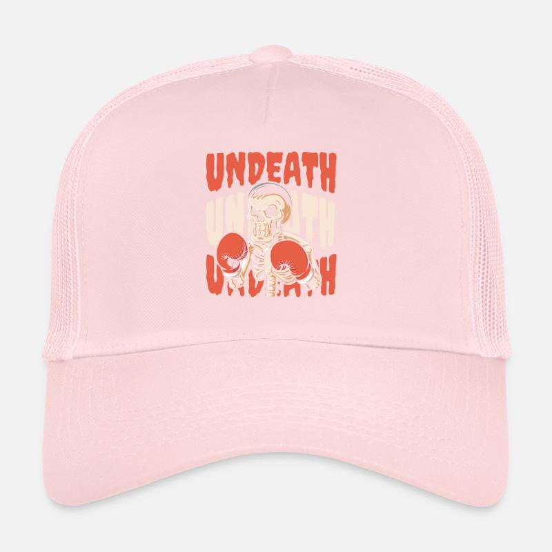 Boxing Boxer Skeleton Undeath Trucker Cap