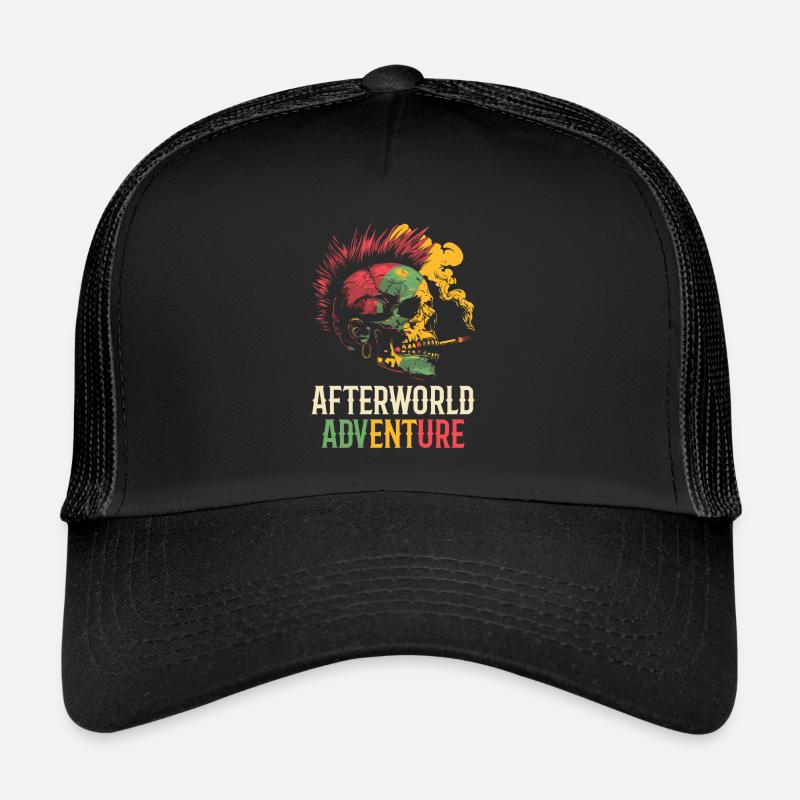 Reggae Skull Afterworld Adventure Casquette trucker 